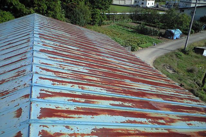 M農舎屋根改修